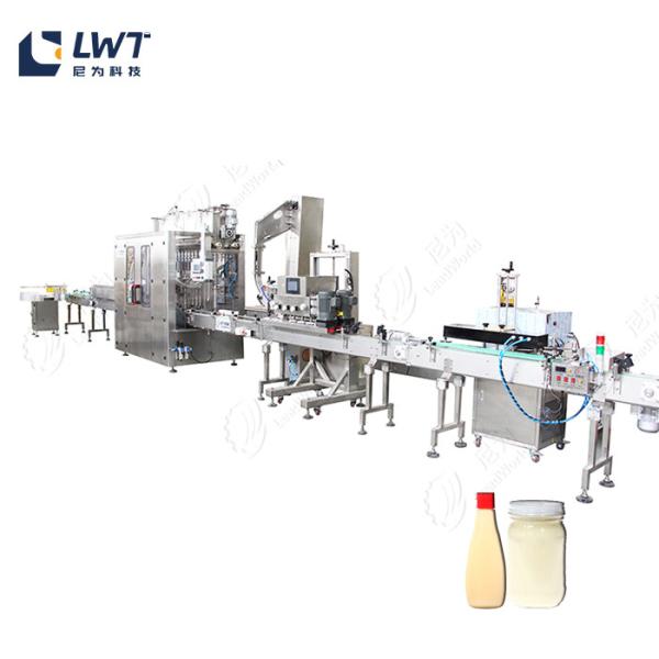 Cheap Fully Automatic Salad Dressing Filling Production Line Sauce Filling Equipment for sale