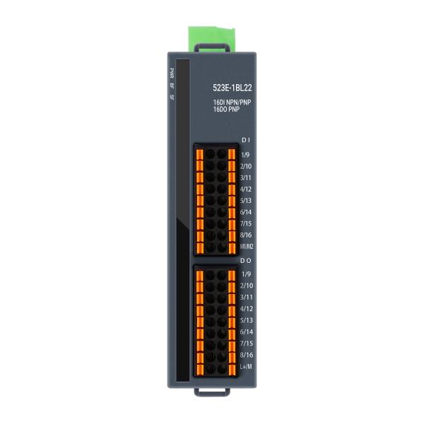 Cheap EtherCAT bus PLC IO Module Remote EtherCAT extensible coupler 16DI+16DO Din-rail I/O Module for sale