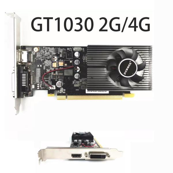 Cheap GT 1030 2GB DDR5 Multi Display Graphics Card 64Bit 1227MHz 1468MHz for sale