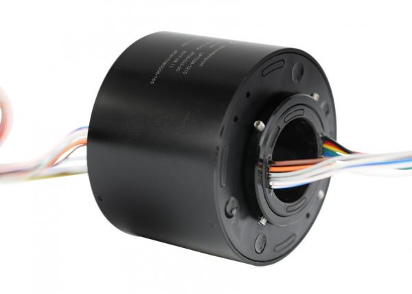 Cheap 6 Circuits ID 12.7mm Through Bore Slip Ring with 10 Amps Per Circuit for sale