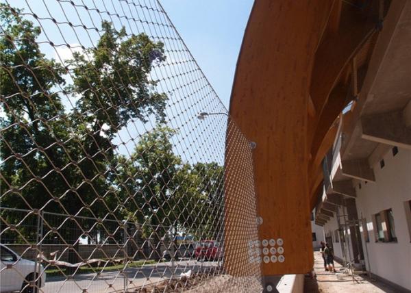 Cheap 4.0mm Architectural Wire Mesh Building Protection Net for sale