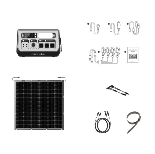 Cheap 2048WH Portable Flexible Solar Panel Power Station For Balcony Backyard for sale