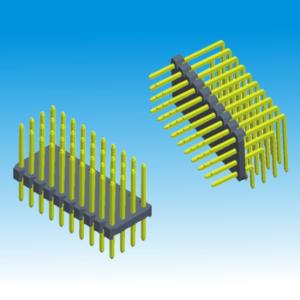 Best 2.00mm PCB Pin Header Four Row Straight Right Angle wholesale