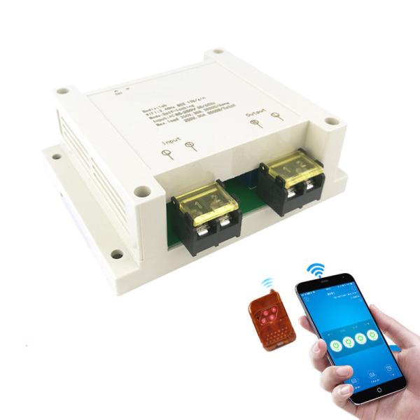 Cheap 2 Way 30A WiFi RF Relay Smart Switch Amazon Alexa Google Homekit Temperature Humidity Remote Control Kit for sale