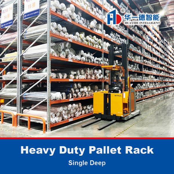 Cheap Single Deep Heavy Duty Pallet Rack Selective Pallet Rack Warehouse Storage Racking for sale