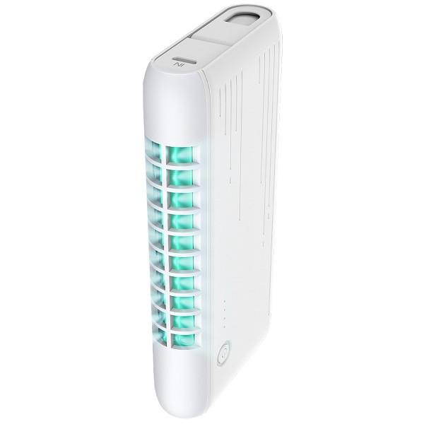 Cheap 144mm 6000mAH Power Bank Portable Charger With UV Sanitizing Light for sale