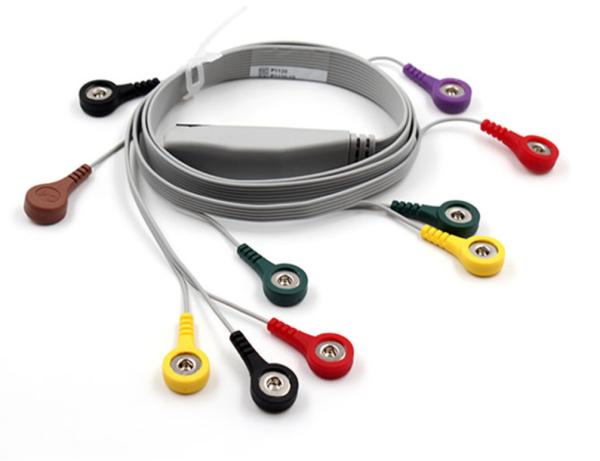 Cheap Mortara Holter Cable  10 Lead ECG Cable One Piece  9033000090 HS Code for sale