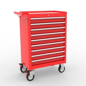 China Powder Coated Mobile Pulling Handle 9 Drawer Top Tool Chest on sale