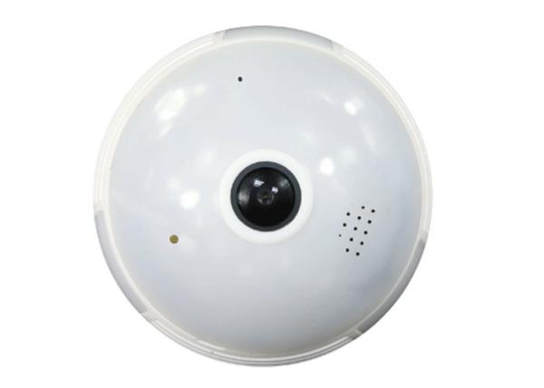 Cheap Bulb Indoor Home Security Camera , Hidden Surveillance Cameras Wireless for sale