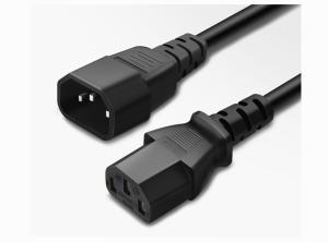 Best Best copper C14 Plug to C13 extension Power Cord 18AWG 10A/250V 1.5m-10m Connector wholesale