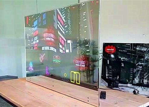 Cheap High Refreshment Transparent OLED Display For Stage , Music Shows , Concert for sale