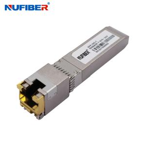 China 10G SFP Copper Module 10G-T RJ45 SFP Module 30m Cat6 Cable for Cisco/Huawei Switch on sale