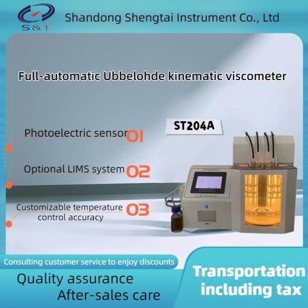 Cheap ST204A Fully automatic Ubbelohde viscosity tester (relative method) audit tracking function Account Layering for sale
