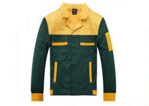 Two - Color Men's Work Coats & Jackets Long Sleeve Polyester With Triangle Cuffs