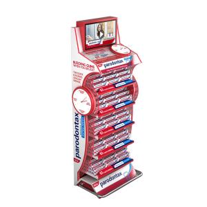 Best Floorstanding Cosmetic Display Stand Toothpaste Supermarket Shelf Rack With Shelves wholesale
