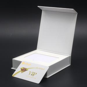 China Custom Logo Printing Paper Slim VIP Gift Card Boxes Credit Card Holder Packaging Box For Card on sale