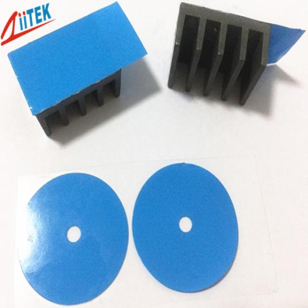 Cheap -50 - 180℃ Continuous Use Temp Acrylic Thermal Adhesive Tape With Ceramic Filled Silicone Elastomer 0.9 W/MK for sale