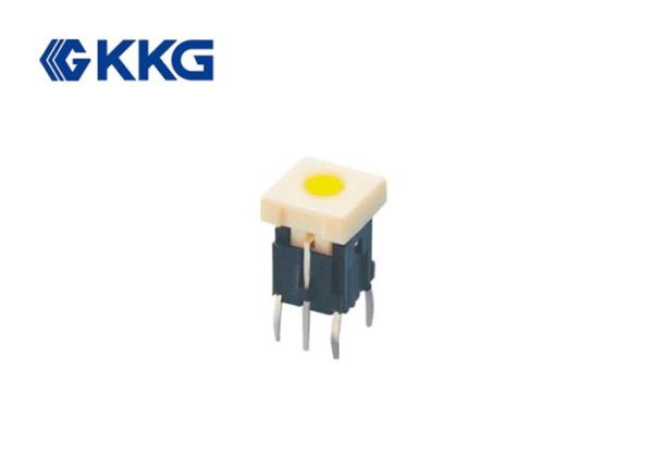 Cheap 180 Degree Illuminated Push Switch 50mA Horizontal Operation for sale