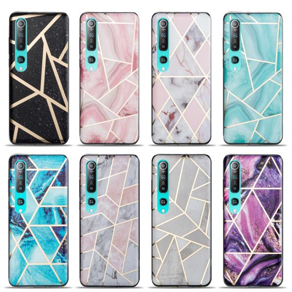 Cheap Ultra Slim Soft Marble Phone Case IMD Shockproof Dust proof For Mi Note9 10 Pro for sale