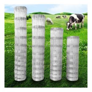 Best 8ft Galvanized Grassland Wire Mesh Fiexed Knot Fence for Cattle and Sheep Farming Needs wholesale