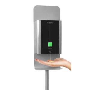 China Contactless TF88 Infrared Sensor Thermal Measurement Hand Sanitizer Dispenser Kiosk on sale