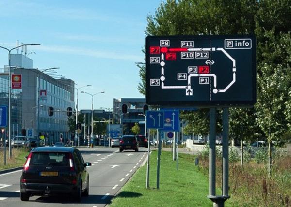 Cheap Structural Cantilever Dynamic Message Sign , Changeable Message Boards for sale