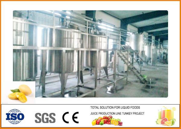 Cheap 5T/H Mango Juice Processing Plant Automatic  and High Efficiency for sale