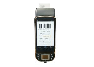 Android Handheld Terminal Printer with Fingerprint Scanner NFC Reader