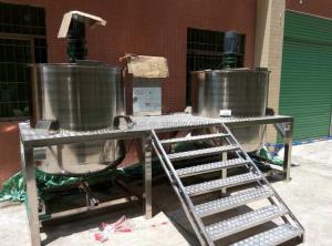 6000L Hand Sanitizer Mixer Machine Bottom Homogenizer With Frequency Inverter
