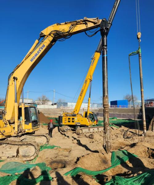 Cheap Low Impact Hydraulic Vibroflot And Excavator For Environmentally Friendly Construction for sale