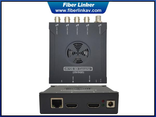 Cheap Broadcast Multiple functional HDMI 4X3G 12G-SDI Converter for sale