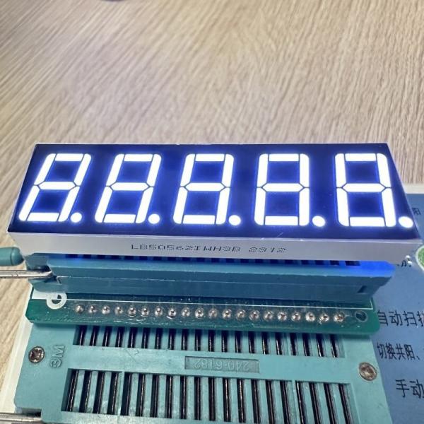 Cheap High bright Red 0.56inch 5-Digit 7 Segment LED Display Common Anode for Process Control for sale