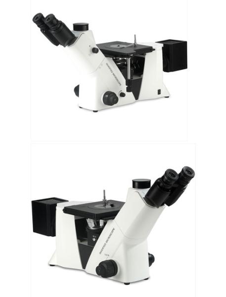 Cheap 100X Dry Objective Inverted Metallurgical Microscope 12V50W Halogen Illumination for sale