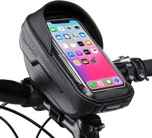 Best Bike Phone Mount Bag Bike Front Frame Handlebar Bag Waterproof Bike Phone Holder Case Bicycle Accessories Pouch wholesale
