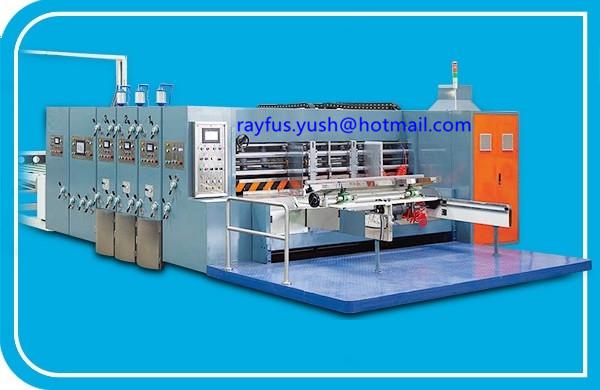 Cheap Multi Color Flexo Printer Slotter Die Cutter / Flexo Printing And Die Cutting Machine for sale