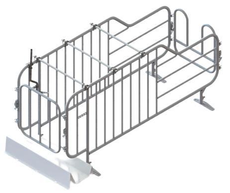 Cheap Customizable Sow Farrowing Crate Sow Cages for sale