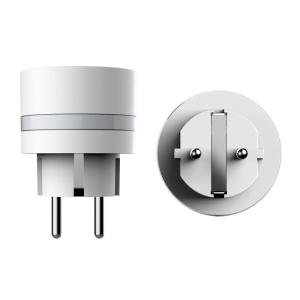 Compact WIFI Smart Plug Real Time Status Feedback Timing / Countdown Control