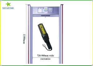 Led Alarm Detection Precisely Security Metal Detector Walk Through Gate For Airport