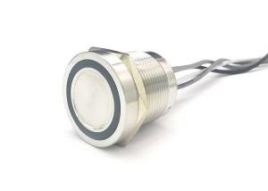 Best 22mm Illuminated Piezo Switch Push Button Ip69k Self Reset Underwater wholesale
