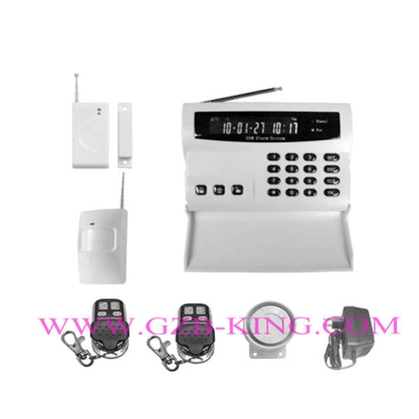 Cheap GSM home alarm system with color LCD show screen and keyboard on the host for sale