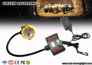 348 Lum Explosion Proof Rechargeable Miners Headlamp / IP68 Waterproof Mining Cap Lights