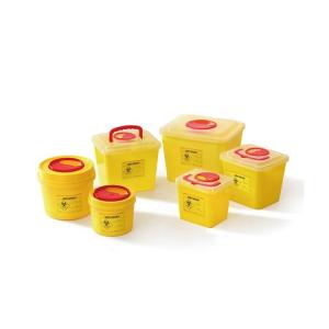 China Safe Box Sharp Needle Disposal Container 1L 2L 3L 5L 7L 13L Capacity Sharp Safe Containers on sale