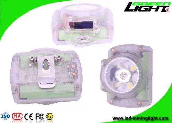 Cheap 480mA Miners Cap Lamp Long Working Time With OLED digital screen USB Portable 4 hours fast Charger for sale