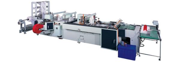 Cheap 10KW Automatic Bag Making Machine 6HP Air Compressor For Soft Loop Handle Bag for sale