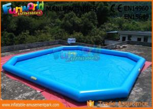 China Puncture - Proof PVC Inflatable Water Pools / Home Yard Blow Up Swimming Pool on sale