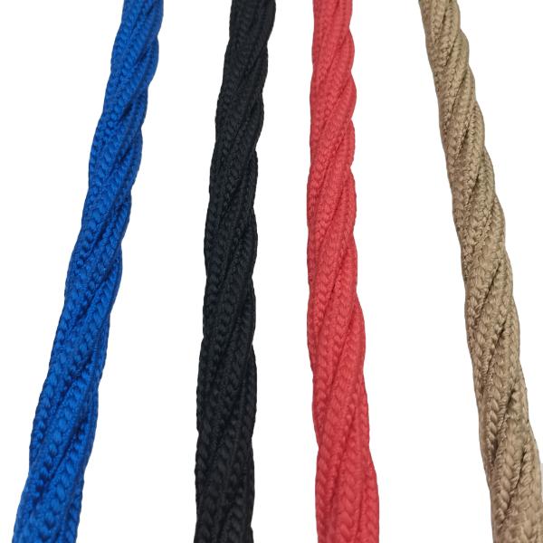 Cheap 4 Strand 16mm Combination Rope Polyester Playground With Wire Core for sale