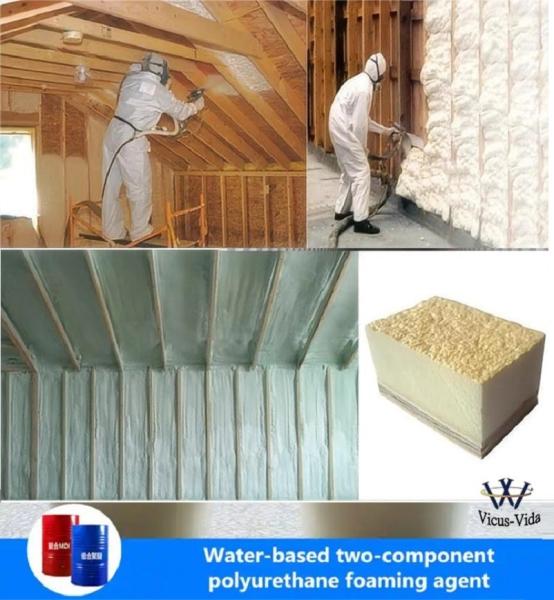 Cheap Formula C5H10O2 Two Component Polyurethane Spray Foam Blend for sale