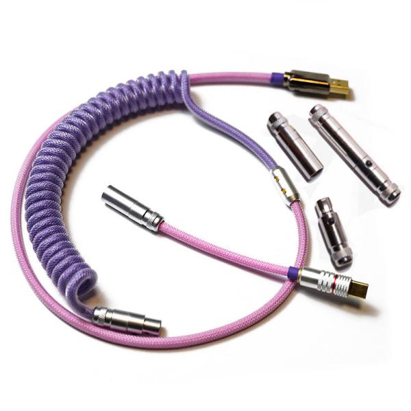 Cheap Sectional Type Keyboard USB Type-C Cable Audio Connector Coupling For Mechanical Keyboard for sale