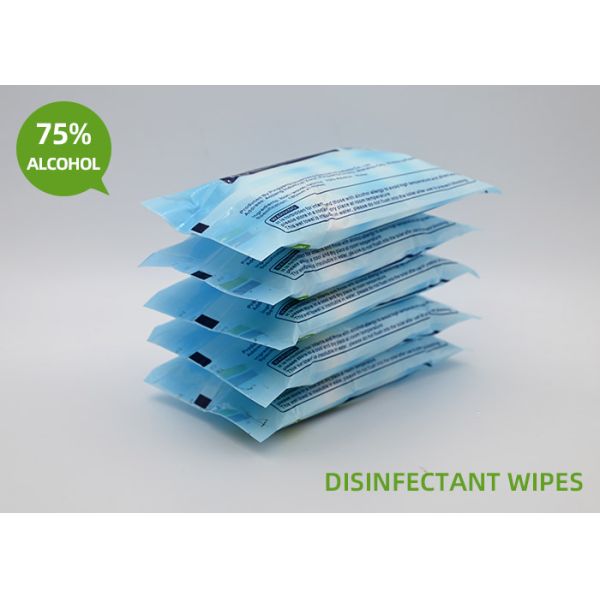 Portable Alcohol Disinfecting Hand Sanitizing Wet Wipes Kill 99.9 Germs