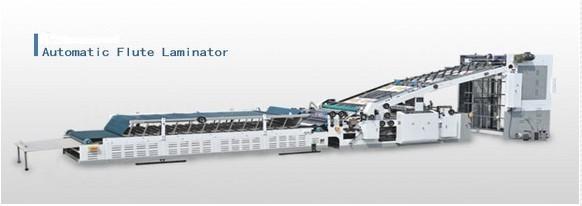 Cheap Flute Automatic Packing Machine / Lamination Paper Machine With Spring Blade for sale